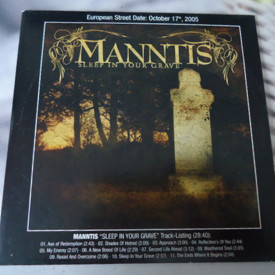 (CDS) Manntis ‎– Sleep In Your Grave (PROMO)