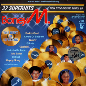 (LP) Boney M. ‎– The Best Of 10 Years