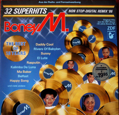 (LP) Boney M. ‎– The Best Of 10 Years