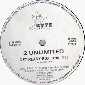 (12") 2 Unlimited ‎– Get Ready For This
