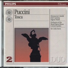 (CD) Giacomo Puccini, Carreras*, Caballe*, Wixell*, Sir Colin Davis ‎– Tosca