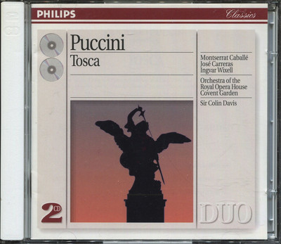 (CD) Giacomo Puccini, Carreras*, Caballe*, Wixell*, Sir Colin Davis ‎– Tosca